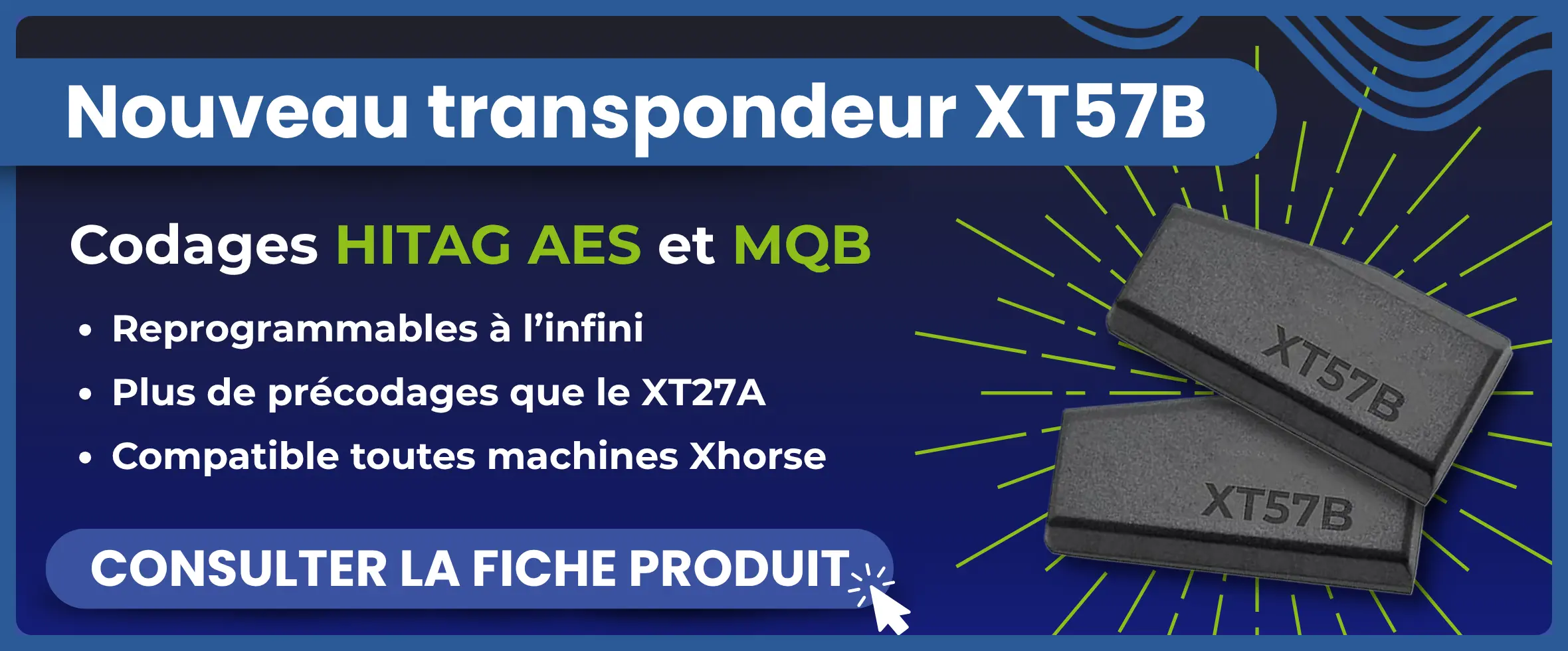 Nouveaux transpondeurs XT57B